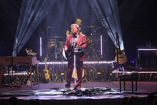 Squeeze performing at The Royal Liverpool Philharmonic Hall 2015