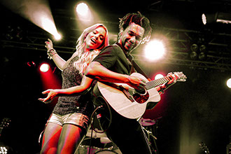 The Shires performing at The O2 Academy in Liverpool 2015