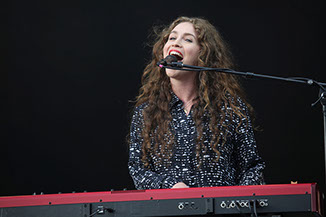 Rae Morris performing at The Liverpool International Music Festival 2015
