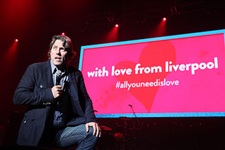 John Bishop hosting 'With Love From Liverpool" at The Liverpool Echo Arena 2015